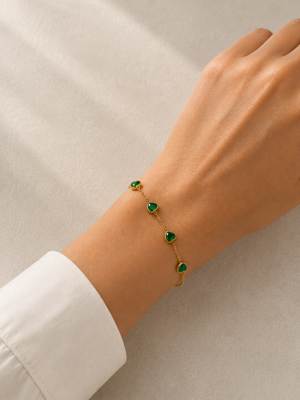 Emeral Herz-Armband