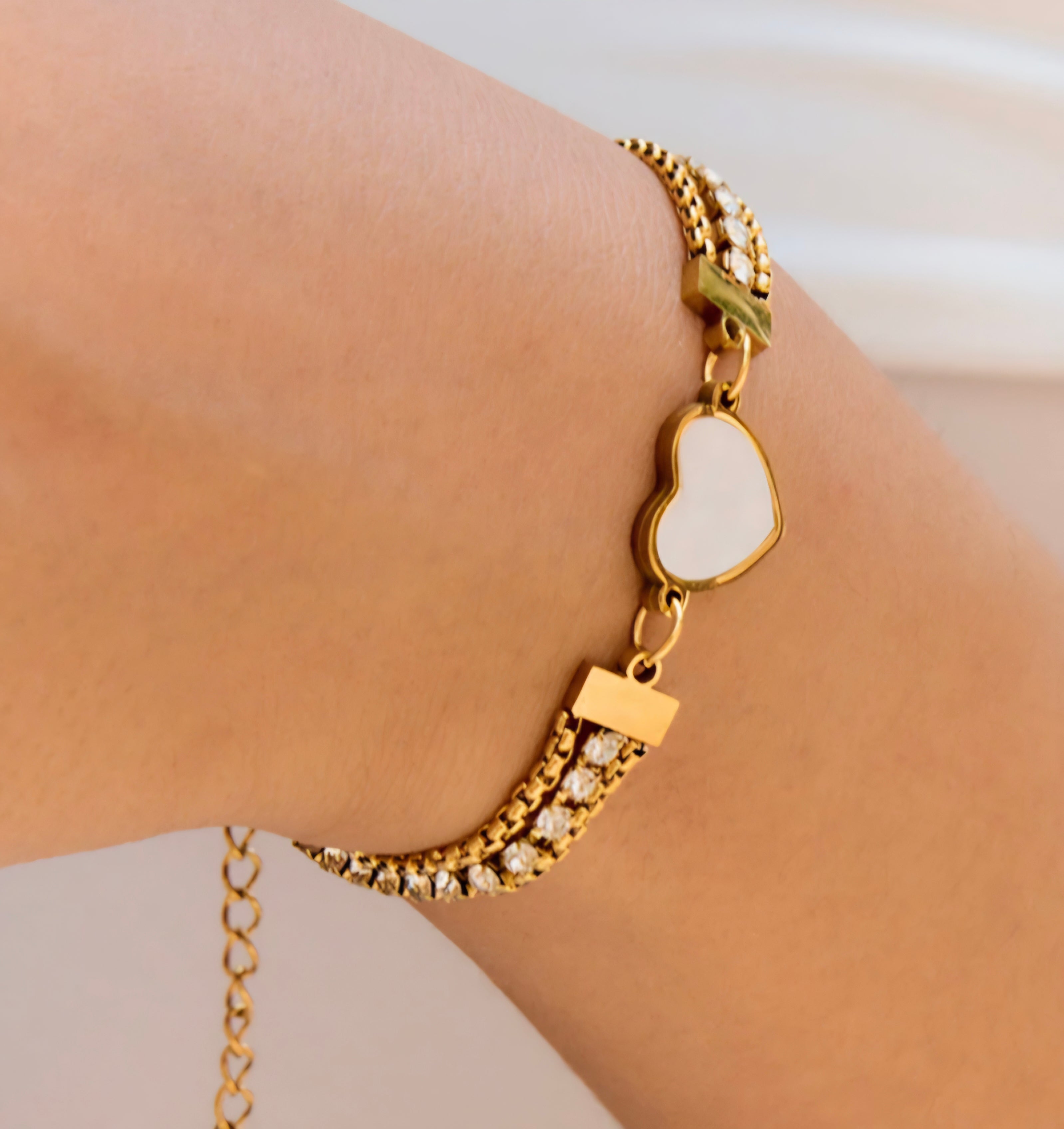 Vintage Style Herz-Armband
