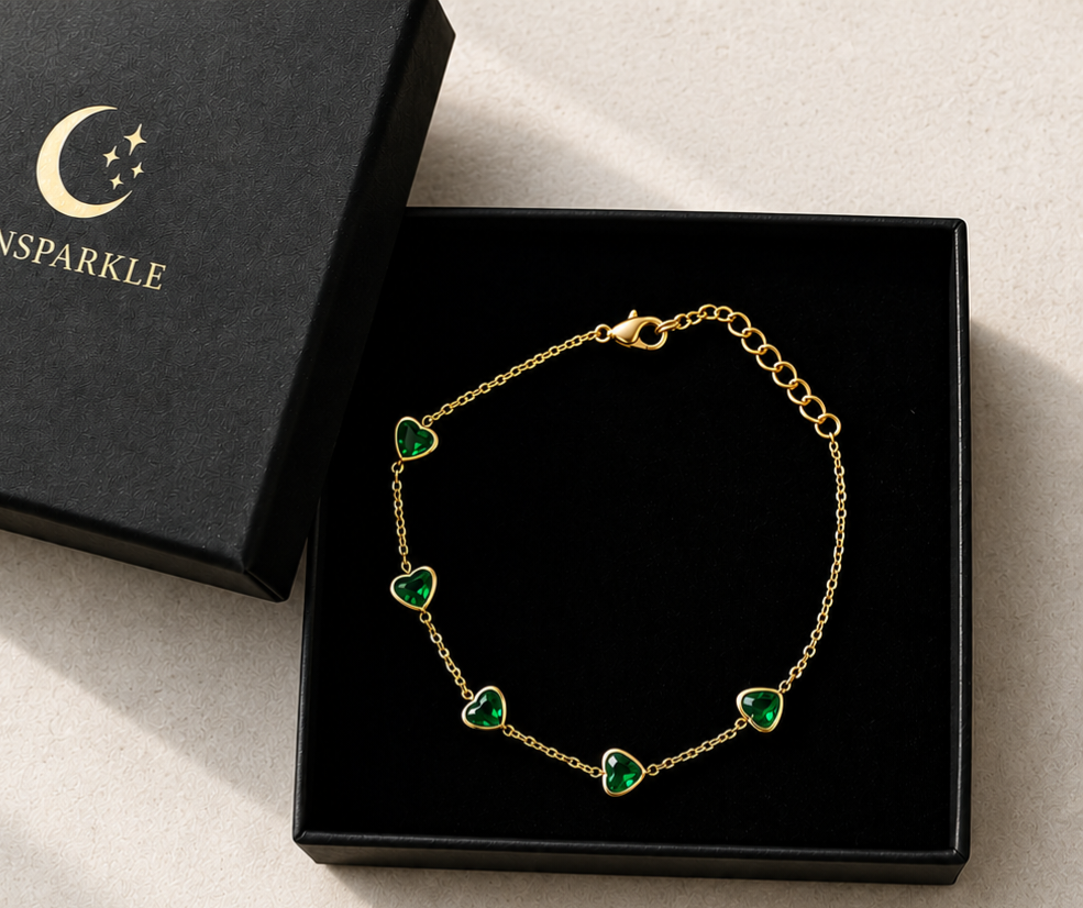 Emeral Herz-Armband