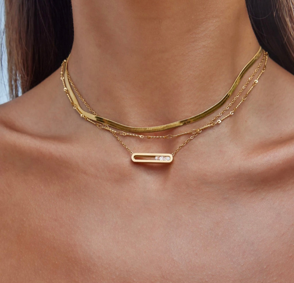 Luna Layered Halsketten-Set