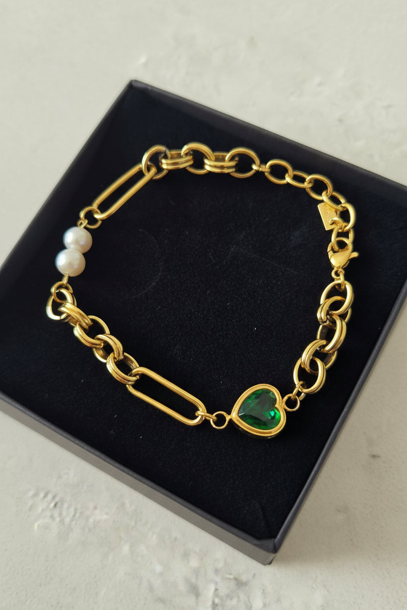 Zirkonia Herz-Armband