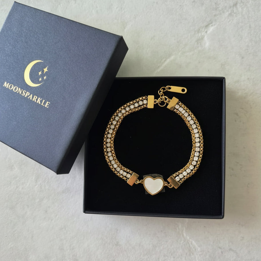 Vintage Style Herz-Armband